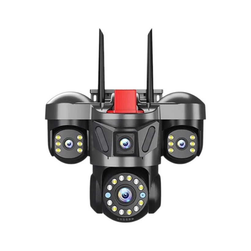 Κάμερα ασφαλείας IP τριπλή - Security Camera - Q83 - 020362