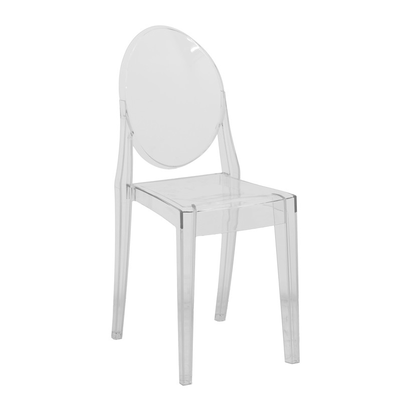 Καρέκλα Narova  διάφανο PC 40x45x92εκ - 4 ΤΕΜ