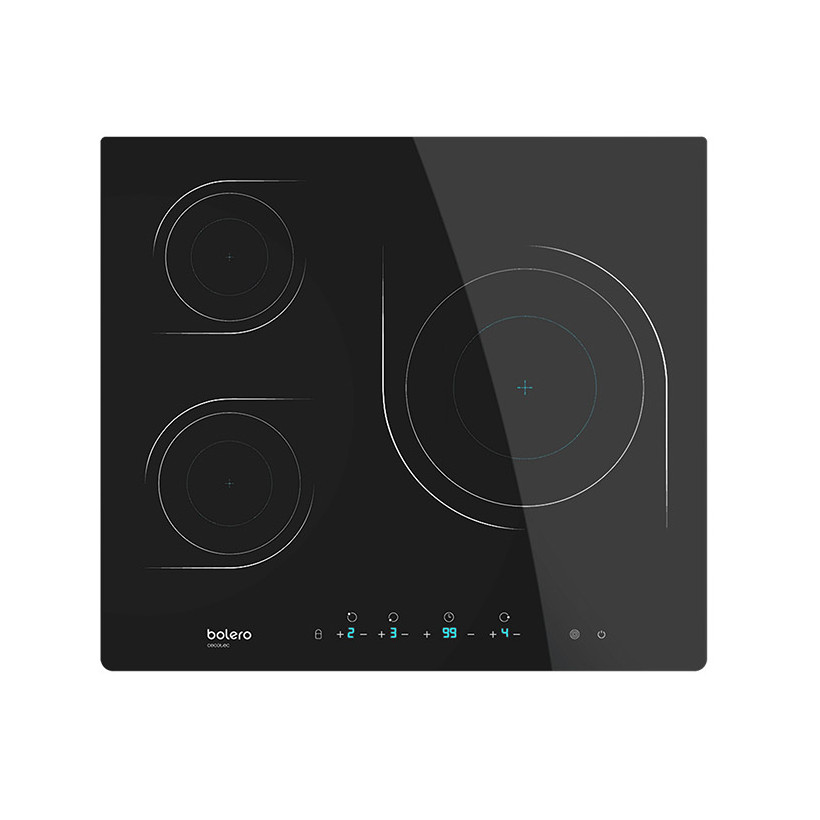 Κεραμική Εστία Αυτόνομη 59 x 52 x 5.5 cm Bolero Squad V 3000 Cecotec CEC-02500