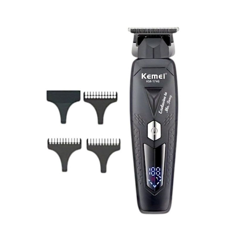 Κουρευτική μηχανή & trimmer - KM-1746 - Kemei - Black