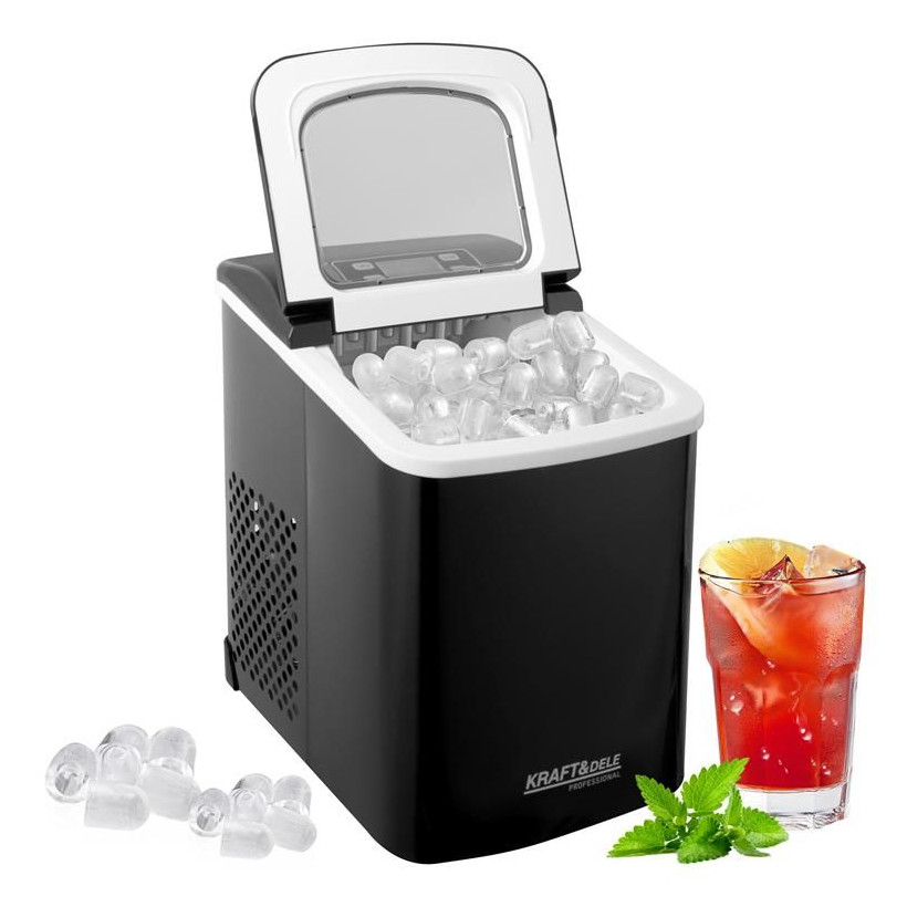 Kraft&Dele Αυτόματη Παγομηχανή 110W Χωρητικότητας 2lt για Παραγωγή 12kg/24h KD-4123