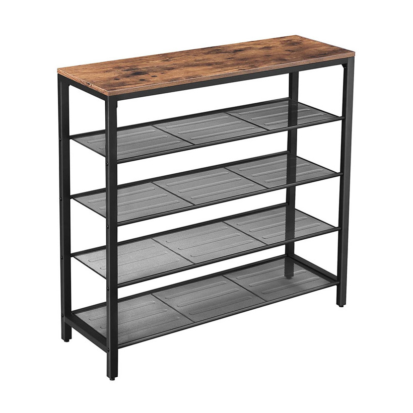 Μεταλλική Παπουτσοθήκη με 5 Ράφια 100 x 30 x 92.5 cm VASAGLE LBS15BX