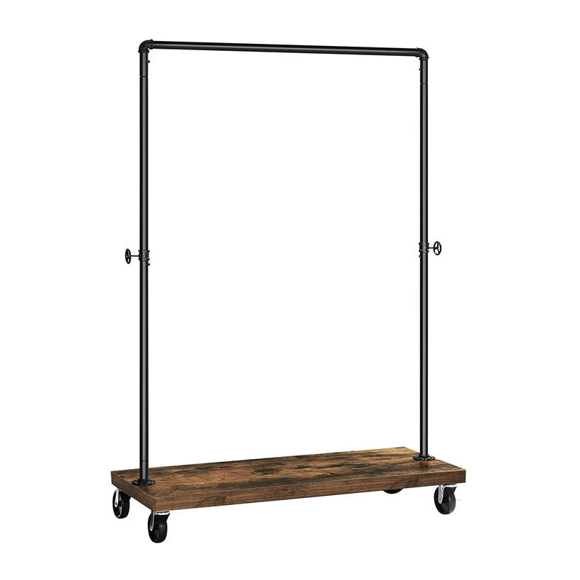 Μεταλλική Κρεμάστρα Ρούχων Δαπέδου 103.5 x 40 x 162 cm με Ρόδες Songmics HSR65BXV1