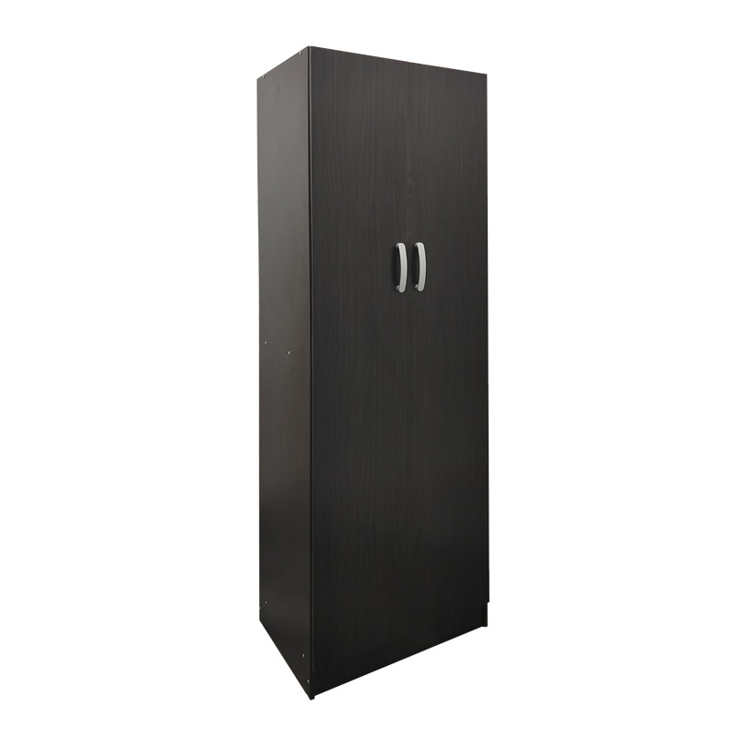Ντουλάπα δίφυλλη Athos  σε wenge απόχρωση 60x42x180εκ
