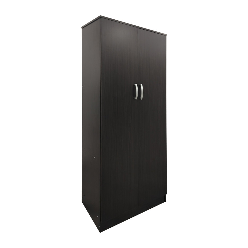 Ντουλάπα δίφυλλη Athos  σε wenge απόχρωση 80x42x180εκ