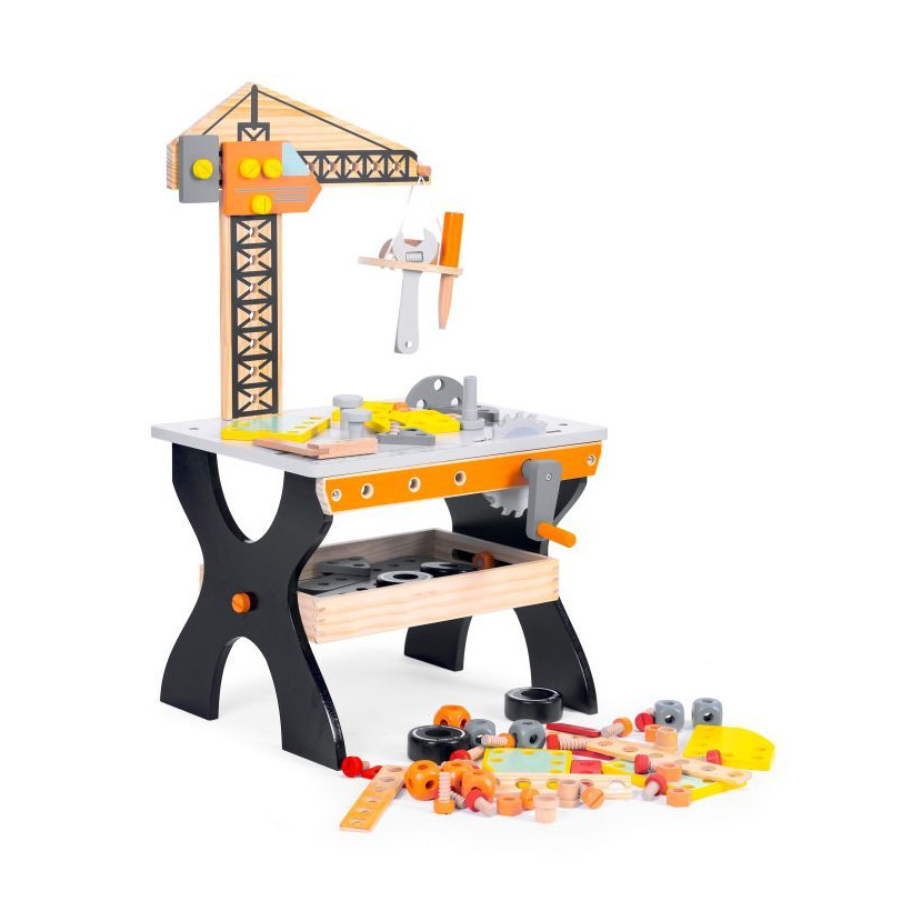 Παιδικός Ξύλινος Πάγκος Εργασίας 67x31,5x35 cm Ecotoys TL812003