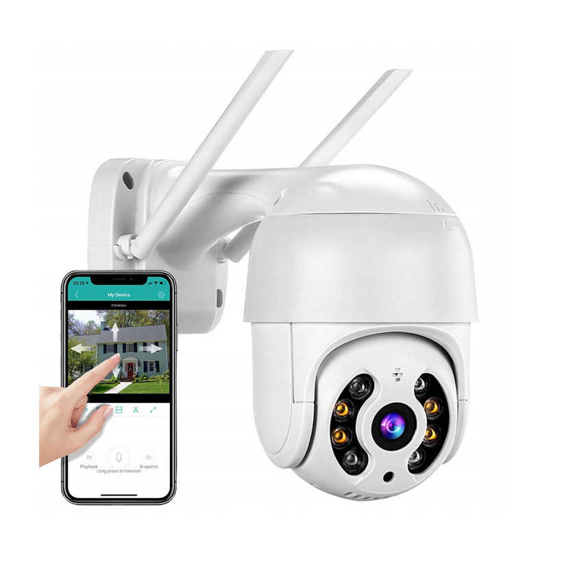 Περιστρεφόμενη Κάμερα Παρακολούθησης Full HD WiFi με Μικρόφωνο Verk Group 5907451330425