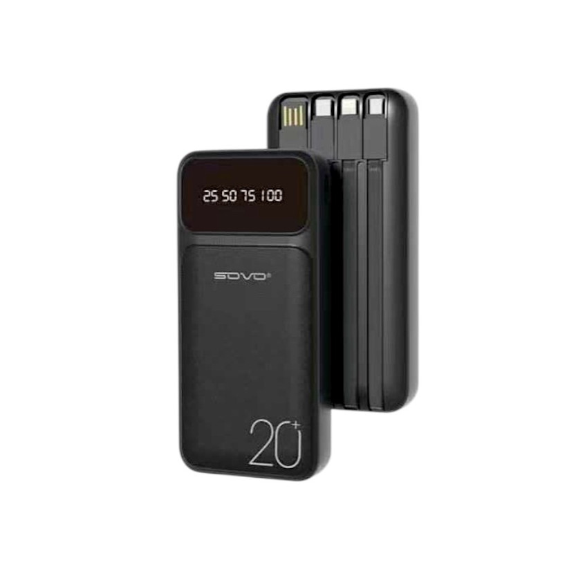 Powerbank 4in1 - Fast Charge - 20.000mah - X06 - 693989 - Black