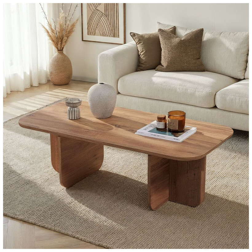 Τραπεζάκι σαλονιού Becaj  χρώμα atlantic pine 120x60x41,4εκ.