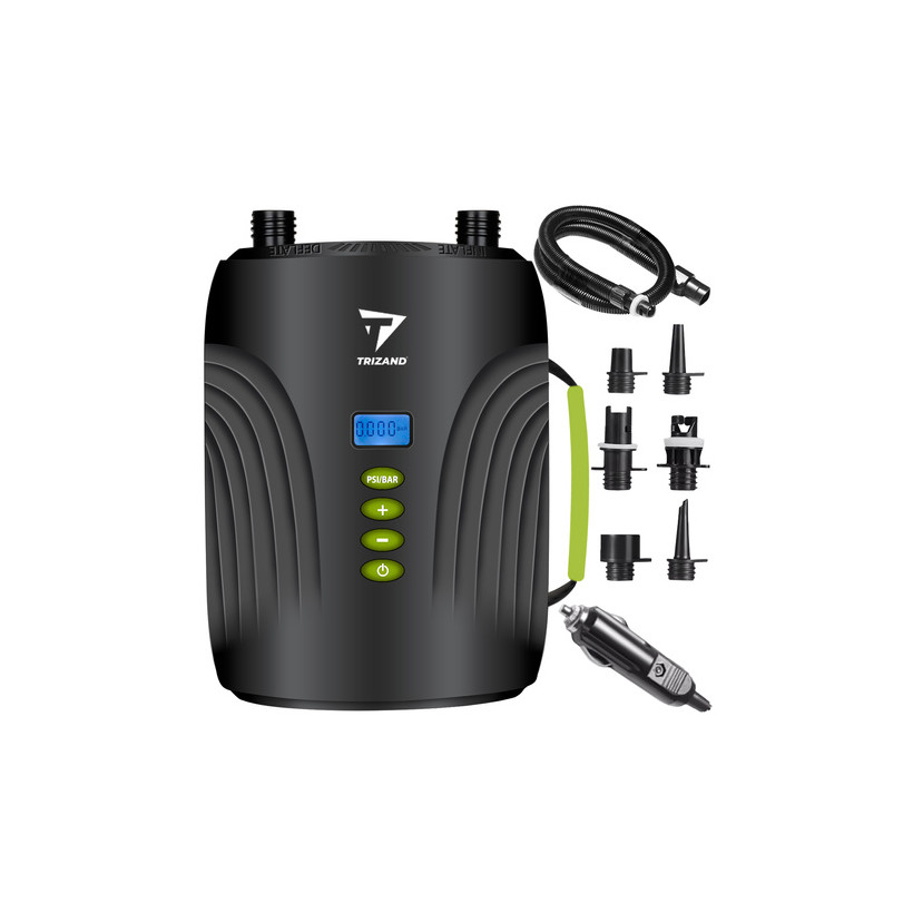 TRIZAND Ηλεκτρική Αντλία SUP 12V με 6 Μύτες για Σανίδες SUP, Καγιάκ και Φουσκωτά 25262
