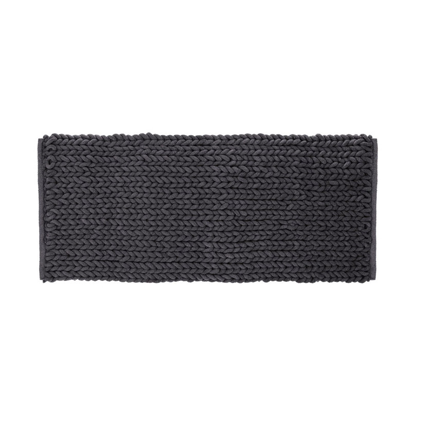 Χαλάκι Μπάνιου 120 x 50 x 2 cm Χρώματος Σκούρο Γκρι 5Five Simply Smart 174727C