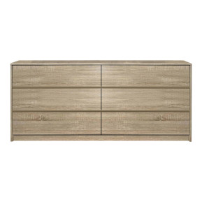 Συρταριέρα Kuanger  mdf σε φυσική απόχρωση 120x40x70εκ