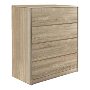 Συρταριέρα Kuanger  mdf σε φυσική απόχρωση 80x40x89εκ