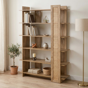 Βιβλιοθήκη Oslo  sonoma 100x32x146.5εκ