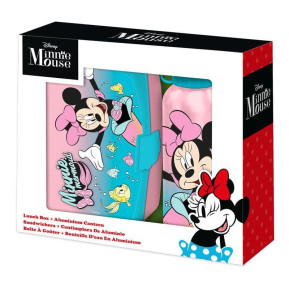 Σετ φαγητοδοχείο - παγούρι 500ml Minnie 17,5x12,5xY6εκ.