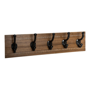 Κρεμάστρα Terty  mdf σε καρυδί απόχρωση 50x8.5x13εκ
