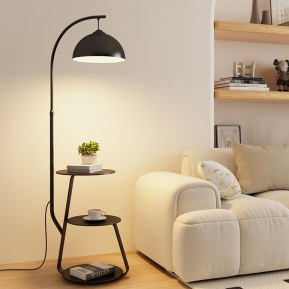 Φωτιστικό δαπέδου Nextdeco με ξύλινα τραπέζια Υ162xΠ42εκ