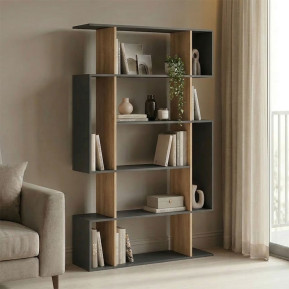 Βιβλιοθήκη Mito  ανθρακί - sonoma 108.5x25x161εκ