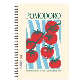 Next trends Pomodoro τετράδιο σπιράλ 3 θέματα 105 φύλλα 21x29εκ. - 3 ΤΕΜ