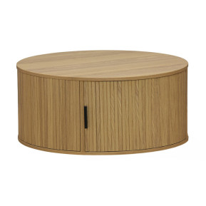 Τραπέζι σαλονιού Scandi  MDF σε φυσική απόχρωση Φ80x35.5εκ
