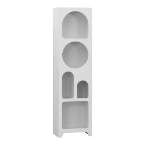 Βιβλιοθήκη Emersi  mdf σε λευκή απόχρωση 48x35x180εκ