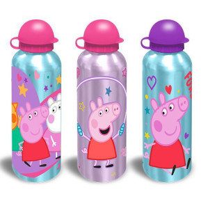 Παγούρι αλουμινίου Peppa 500ml - 3 ΤΕΜ