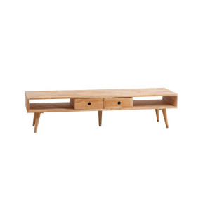 Έπιπλο τηλεόρασης Nextdeco Natural μασίφ ξύλο Υ36,5x150x40εκ.
