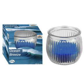 Κερί Ocean Breeze σε Βάζο 21h, 85gr Net, 7x6,5cm Homie 57479 37-459