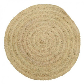 Χαλί στρογγυλό rattan 120εκ. Φυσικό
