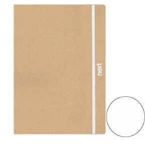 Next eco dots τετράδιο flexi με λάστιχο 21x29εκ. 1θ. 160σελ. - 6 ΤΕΜ