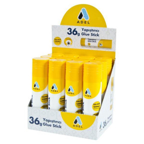 Adel κόλλα stick 36gr - 12 ΤΕΜ