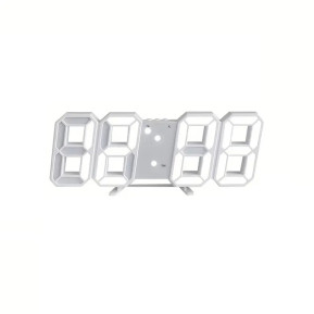 Ψηφιακό ρολόι - Ξυπνητήρι - 6609 - 466097 - White