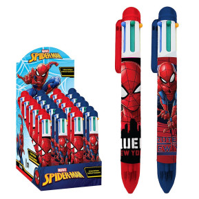 Στυλό 6 Χρωμάτων Spiderman  Spiderman - 24 ΤΕΜ 50-3064
