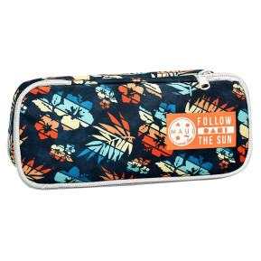 Κασετίνα Βαρελάκι Οβαλ Maui Hawain 23x10x6cm Gim 339-15141 50-3474