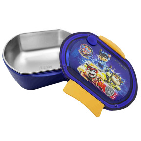 Δοχείο Φαγητού Stainless Steel & Πλαστικό pp 680ml paw Patrol 16,5x6,5x15cm 680ml Gim 555-23267 50-3500