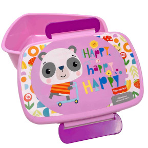 Δοχείο Φαγητού Πλαστικό pp Panda Fisher Price 900ml 17,5x7x13cm  900ml Gim 571-68265 50-3512