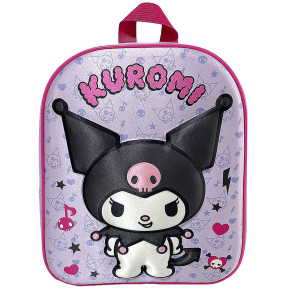 Τσάντα Πλάτης Νηπίου Kuromi 3d 31x26x11cm Kuromi 1000EVA31-4251 50-3521