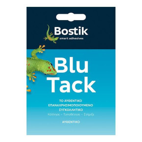 Bostik επαναχρησιμοποιήσιμη κόλλα Blu-Tack original 45gr. - 12 ΤΕΜ