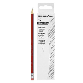 Μολύβι Ριγέ Γόμας No2=b πακ=12τεμ Νο:2=Β Faber 5126-01 60-636