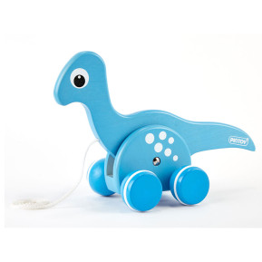 Pin Toys Ξύλινη τρεχαλίτσα δεινόσαυρος Βραχιόσαυρος