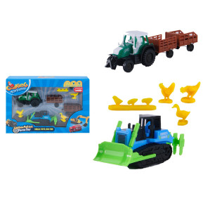 Οχήματα Pull Back Αγροτική ζωή σε Κουτί 28x20x5cm ToyMarkt 902209 70-2189
