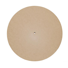 Ρολόι αχάρακτο mdf  Ø450x3χιλ. - 3 ΤΕΜ
