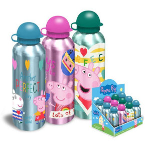 Παγούρι αλουμινίου  Peppa 500ml - 3 ΤΕΜ