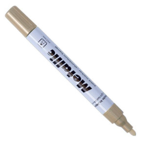 Centropen μαρκαδόρος ανεξίτηλος μεταλ. χρυσός 1,5-2,5mm - 10 ΤΕΜ