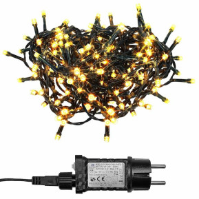 1020 Λαμπάκια LED Λευκό Θερμό σε Σειρά με Προγράμματα IP44 54m Xmasfest 1133496 93-3476