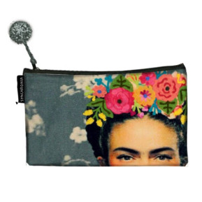 Νεσεσέρ Frida Γκρι 23x13εκ. Κεντημένο βαμβακερό
