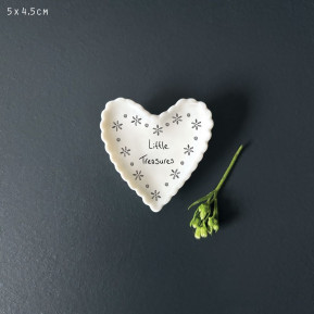 Μπολάκι δαντέλα καρδιά sm - Little treasures