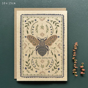 Κάρτα Insect-Thanks for beeing there