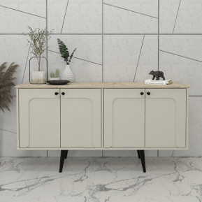 Μπουφές Sevilla  χρώμα sandstone - travertine 150x44,6x72,2εκ.