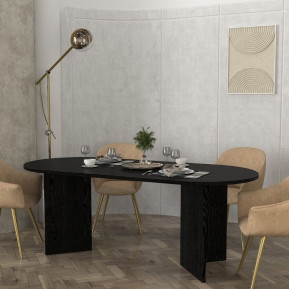 Τραπέζι Cortado  χρώμα sencron black 200x90x74εκ.